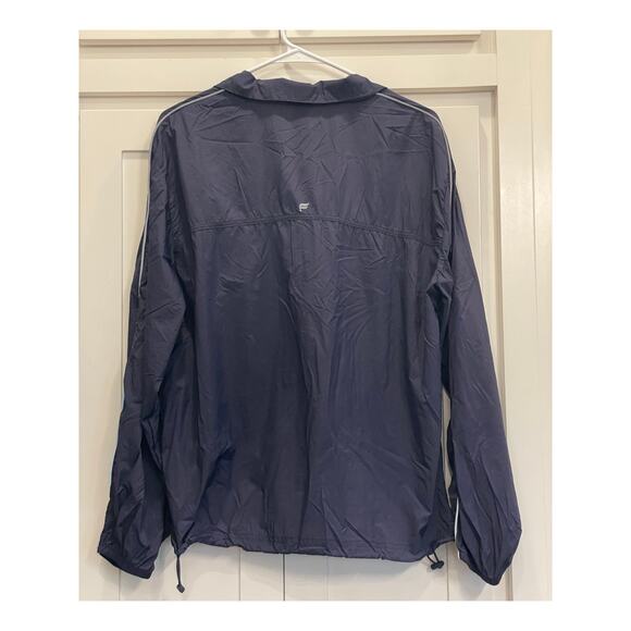 NWT Fabletics Deep Navy Womens oversized Windbreaker SM - Picture 2 of 10